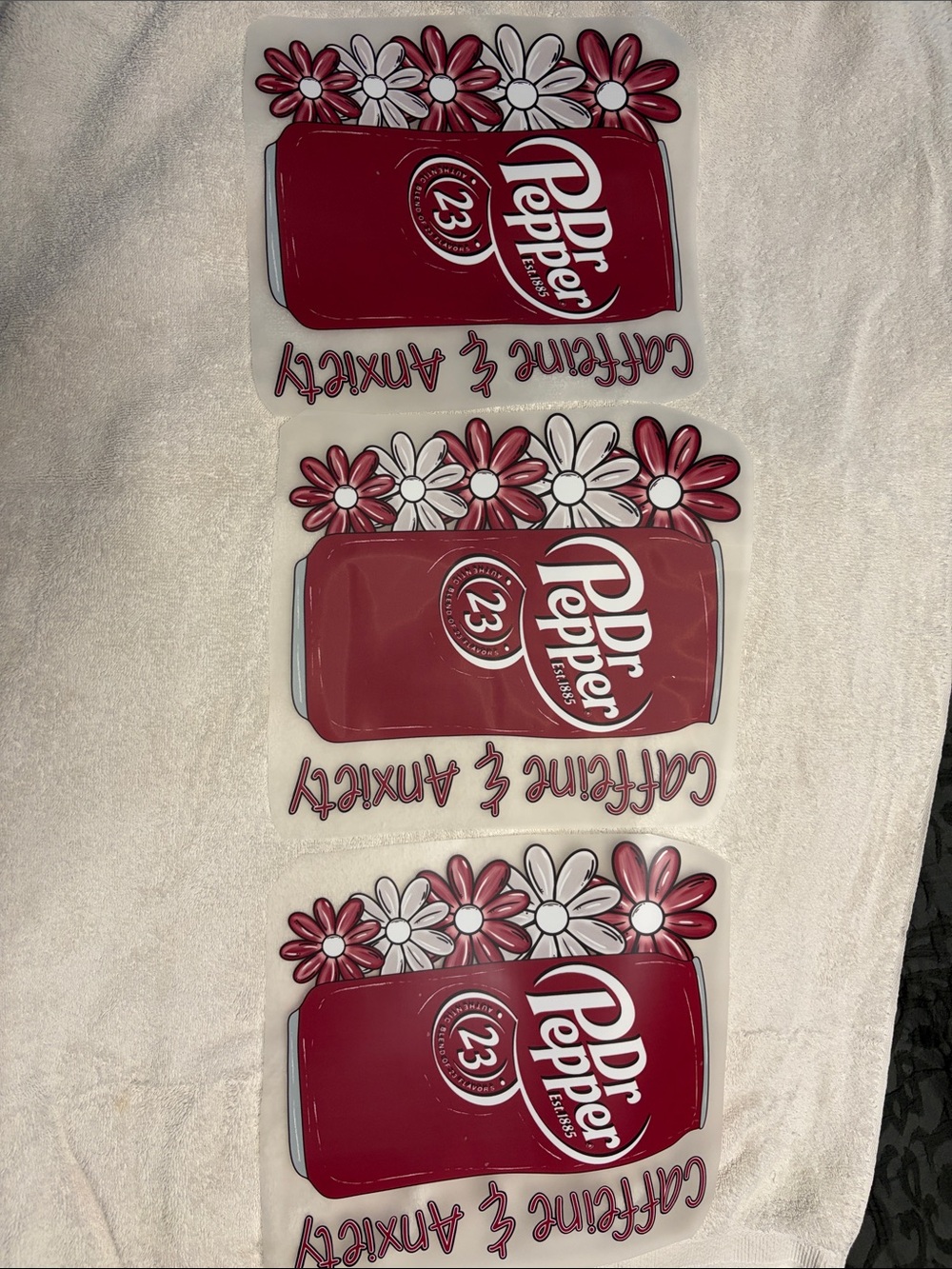 Dr. Pepper DTFs